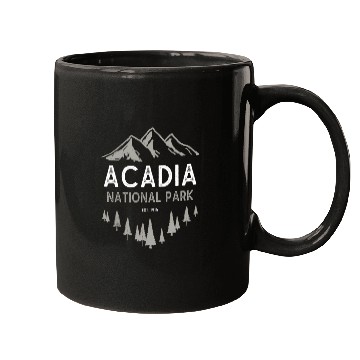 Discover Acadia National Park Est 1916 Maine Mugs
