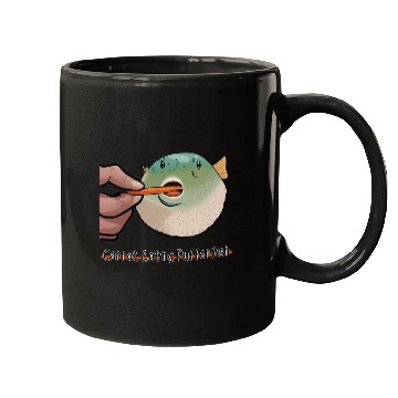 Discover Carrot Eating Pufferfish Meme Mugs