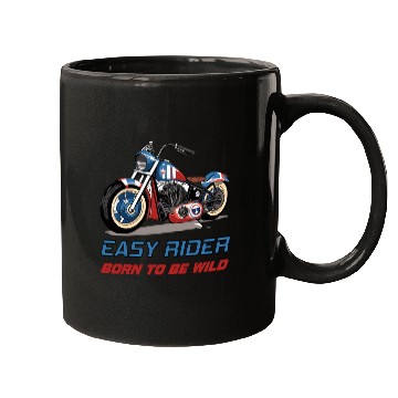 Discover Easy Rider Motorcycle Chopper Stars and Stripes Mugs