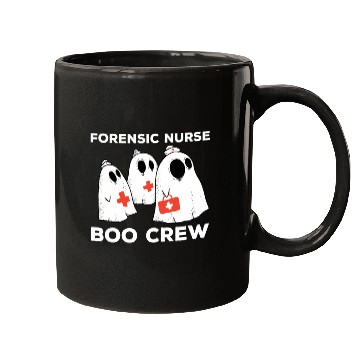Discover Forensic Nurse Boo Crew Halloween Ghost Mugs