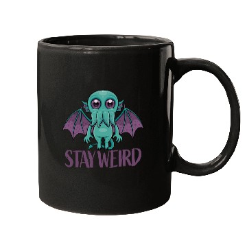 Discover Stay Weird Cute Cthulhu Monster Mugs