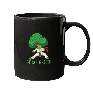 Discover Broccoli Martial Arts Karate MMA Boxing Kicks Mugs