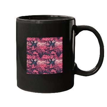 Discover Anime Euphoria: Fantasy Cherry Blossom Dreamscape Mugs