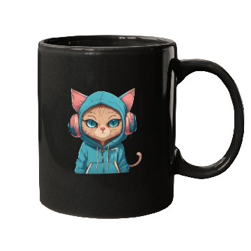 Discover Music lover cat Mugs