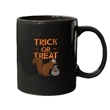 Discover Halloween Squirrel Trick Or Treat Mugs