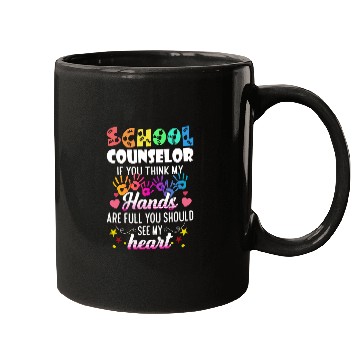 Discover School Counselor Heart Teacher Appreciation Mugs