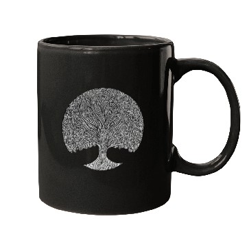 Discover Tree: detailed, relaxing, & positive Mugs