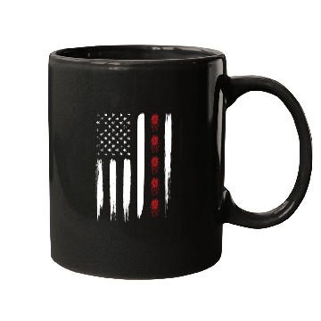 Discover Cicada Line In Distressed Us Flag For Cicada Mugs