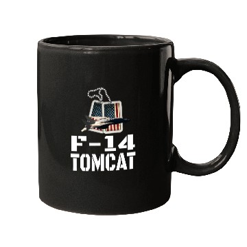 Discover F 14 Tomcat US Flag Mugs