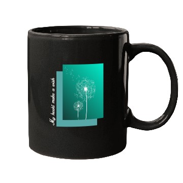 Discover My heart make a wish Mugs