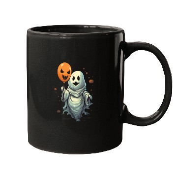 Discover Balloon Halloween Trick Or Treat Spooky Boo Ghost Mugs