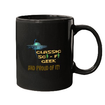 Discover Classic Sci-Fi Geek! Mugs