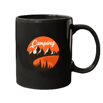 Discover Happy Camper Camping Mugs