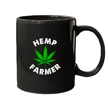 Discover Hemp Farmer Green Leaf Mugs