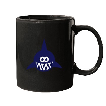 Discover Fish Showing Teeth (Shark, Predator, Carnivore 2C) Mugs