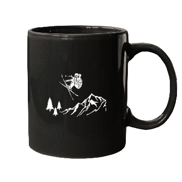 Discover Skiing In The Alps Mugs