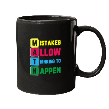 Discover Im Math Teacher Love Math Mistakes Allow Thinking Mugs