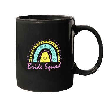 Discover Bride Squad Matching Bachelorette Wedding Mugs