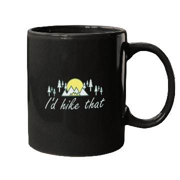 Discover Take a Hike, Hiking Lover, Adventure, Nature. Mugs