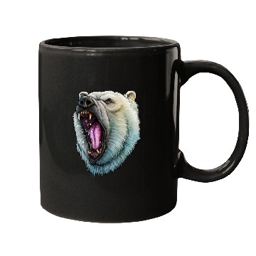 Discover Angry Polar Bear Mugs