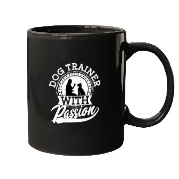 Discover Dog Trainer With Passion Training Job Saying Mugs