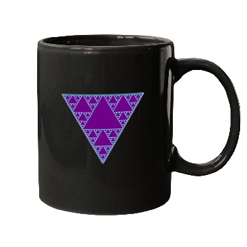 Discover 90s Triangle of Teal and Purple Mugs
