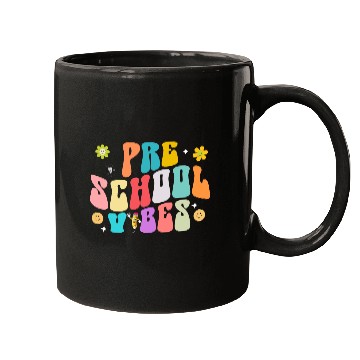 Discover Back To School Vibes Retro Teacher Student Mugs