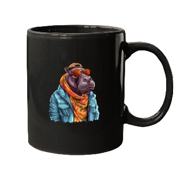 Discover Graffiti Hippo. Heavyweight Strength. Mugs