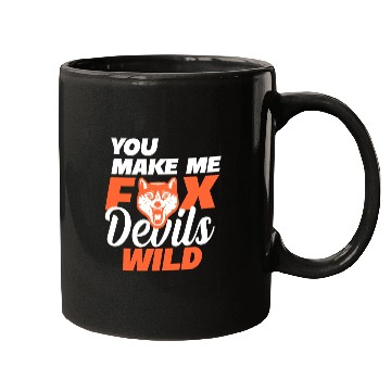 Discover you make fox devils wild Fuchs geek Mugs