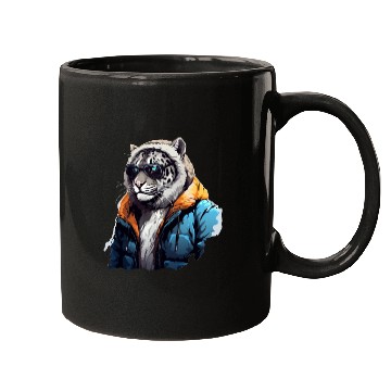 Discover Street Style Snow Leopard | Leopard Lovers Mugs