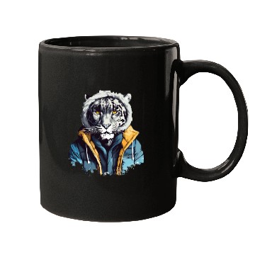 Discover Street Style Snow Leopard | Leopard Lovers Mugs