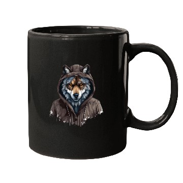 Discover Street Style Gray Wolf | Wolf Lovers Mugs