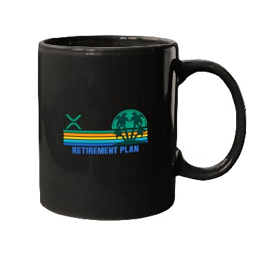 Discover XRP Cryptocurrency-RETIREMENT PLAN Mugs