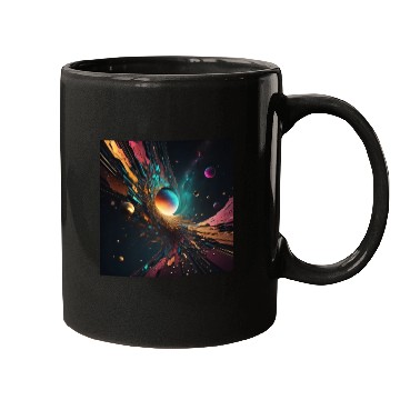 Discover Universe 1 Abstract Art Mugs
