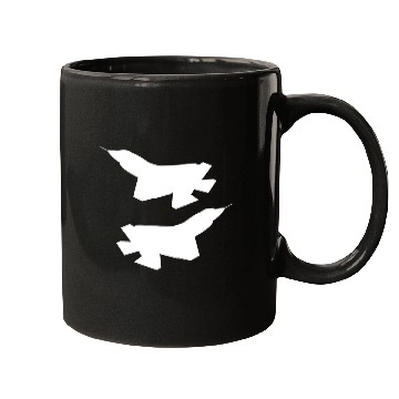 Discover F35 silhouette Mugs