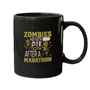 Discover Horror Zombie Runner Half Marathon Running Jogging Mugs