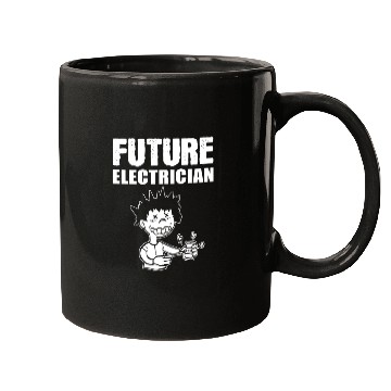 Discover Future Electrician Lineman Gift Mugs