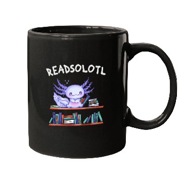 Discover Readsolotl Book Lover Funny Axolotl Mugs