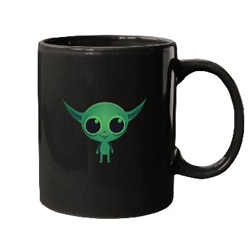 Discover Cute Green Alien Mugs