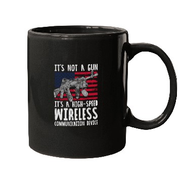Discover It's Not A Gun It's A Wireless Communication Devic Mugs