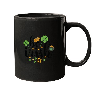 Discover Be Irish Four Leaf Clover Irish Ireland Mugs