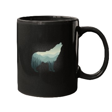 Discover Lone Wolf Survives The Mountain Mugs