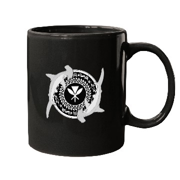 Discover Kanaka Maoli Hammerhead Shark Mugs
