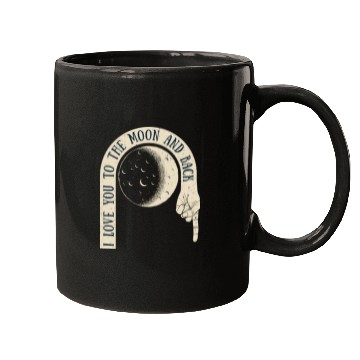 Discover I Love You To The Moon And Back Mugs