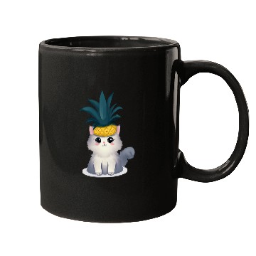 Discover Pineapple cat Mugs