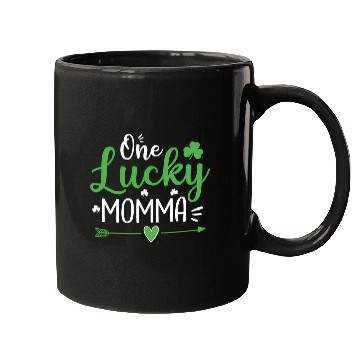 Discover One Lucky Momma St Patric Day Mugs
