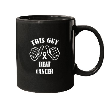 Discover This Guy Beat Cancer Mugs