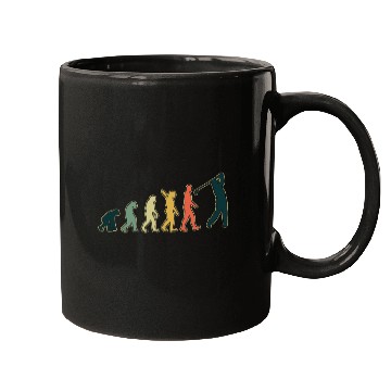 Discover Golf Player Evolution Golf Club Golfer Golf Mugs