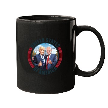 Discover President USA Donald Trump Joe Biden Mugs