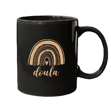 Discover Doula Rainbow Leopard Birth Doulas Gift Mugs